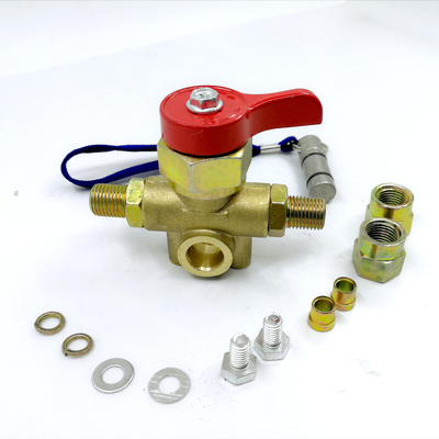 Valvola di rifornimento automatica bronzea del gas della valvola di rifornimento del manuale CNG 20MPa