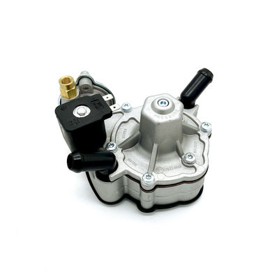 comprare Più grande riduttore interno del regolatore di pressione dei passaggi 110W GPL con l'elettrovalvola a solenoide nera online manufacture