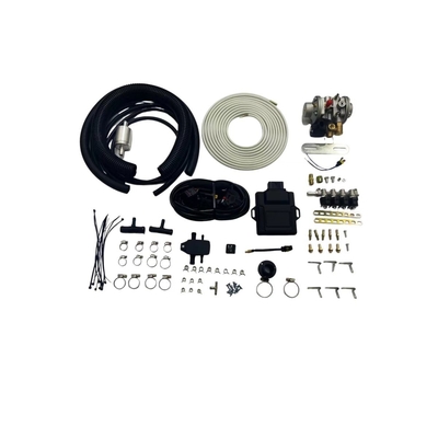 Ferrovia dell'iniettore del CYL dell'ECU 4 della plastica dell'ABS di Pin di Kit With 48 di conversione di CNG Autogas