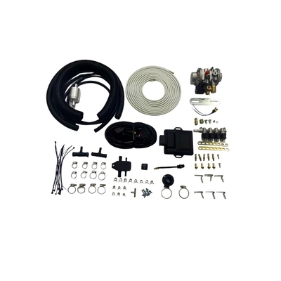 Ferrovia dell'iniettore del CYL dell'ECU 4 della plastica dell'ABS di Pin di Kit With 48 di conversione di CNG Autogas