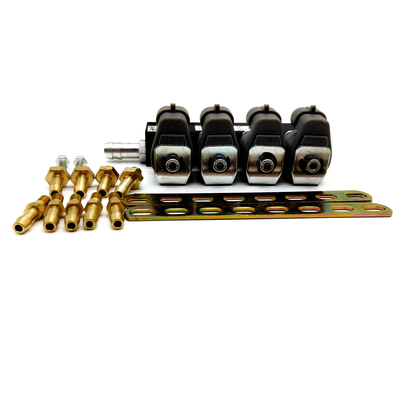 167HZ 2 ohm Grey Injector Rail LN-LIG1S per 4 il corredo di conversione del gas del cilindro CNG GPL