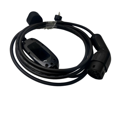 1 tipo portatile del caricatore 1,0 di fase 16A 3.5KW IEC62196 EV - 2 con la spina di carico di Schuko