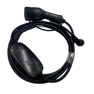 1 tipo portatile del caricatore 1,0 di fase 16A 3.5KW IEC62196 EV - 2 con la spina di carico di Schuko