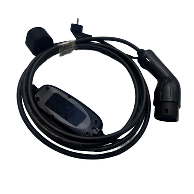 1 tipo portatile del caricatore 1,0 di fase 16A 3.5KW IEC62196 EV - 2 con la spina di carico di Schuko
