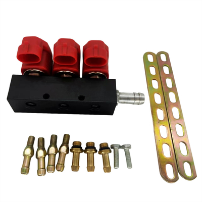 2 ohm/3 cilindro rosso LN-VTK03 di ohm 3 per ferrovia comune dell'iniettore GPL/di CNG