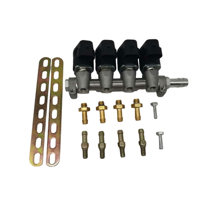 Ferrovia dell'iniettore del nero del cilindro LN-LIG1 4 per il sistema ad iniezione sequenziale da 2 ohm/3 ohm