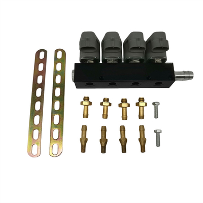Grey Injector Rail LN-LIG1S per 167HZ 2 il sistema sequenziale di ohm GPL CNG