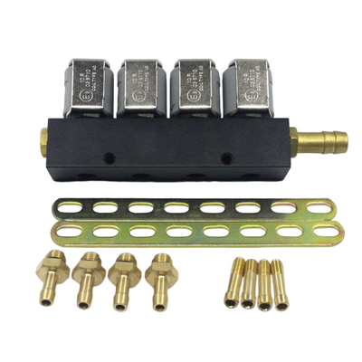 Grey Injector Rail LN-LIG1S per 167HZ 2 il sistema sequenziale di ohm GPL CNG