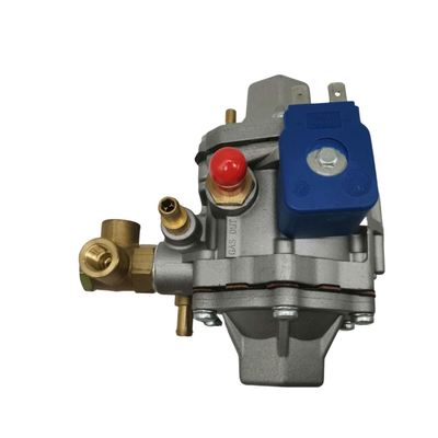 Regulatore di pressione del GNC in lega di alluminio blu e argento con potenza di bobina di 17 W