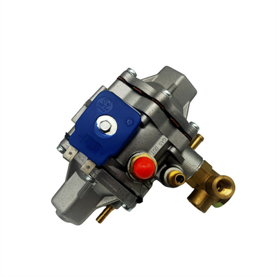 Regulatore di pressione del GNC in lega di alluminio blu e argento con potenza di bobina di 17 W