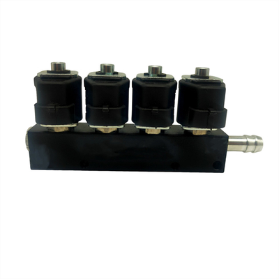 Iniettore di GNL LPG in lega 12V per veicoli a 4 cilindri testato professionalmente resistenza 3 Ohm