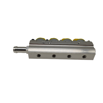 Iniezione di ferro giallo Silver Rail Professional testata per auto a 4 cilindri a GNC o GPL