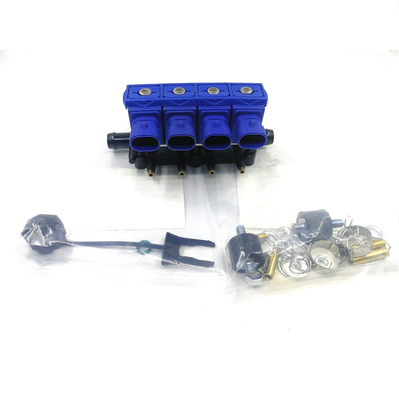 Ferrovia di alluminio degli iniettori di combustibile degli iniettori di combustibile GPL di 3Ohm CNG per il motore di 2/3/4 cilindri