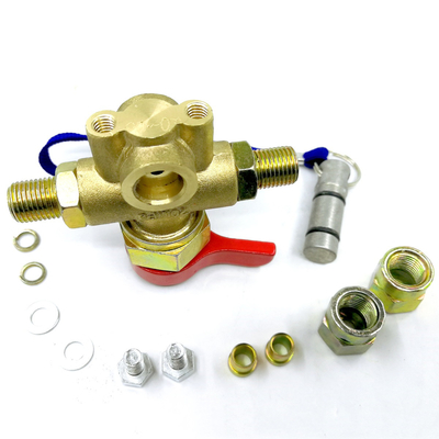 Valvola di rifornimento automatica bronzea del gas della valvola di rifornimento del manuale CNG 20MPa