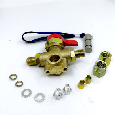 Valvola di rifornimento automatica bronzea del gas della valvola di rifornimento del manuale CNG 20MPa