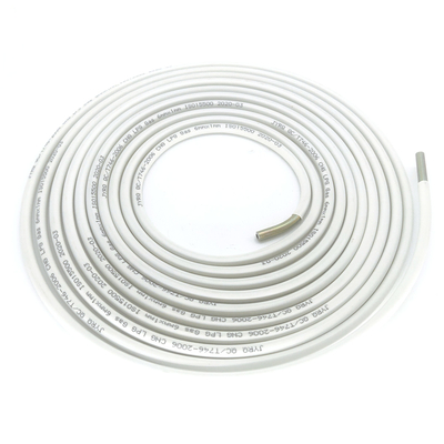 Tubo ad alta pressione 6mm bianco del gas del cilindro per la lunghezza su ordinazione del gas di GPL