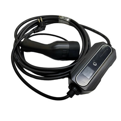 Good price Caricatore portatile d'argento di placcatura EV 1 CA 16A di fase regolabile con la spina di carico di Schuko in linea